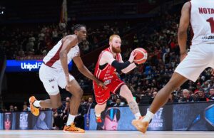 LBA: Bologna vince il posticipo e raggiunge Brescia al comando. Trapani fa il colpo a Milano