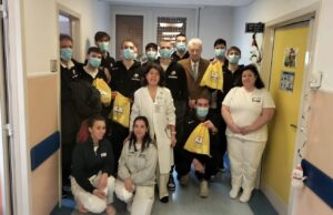 Lo Spezia Basket visita il reparto di Pediatria dell’Ospedale Sant’Andrea