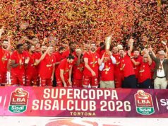 L’Olimpia Milano conquista la Supercoppa LBA, per i biancorossi si tratta del quarto titolo nazionale di fila
